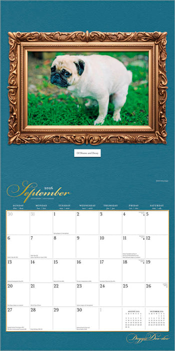 Doggie Doo Doo 2026 Square Wall Calendar
