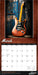Electric Guitars 2026 Square Wall Calendar