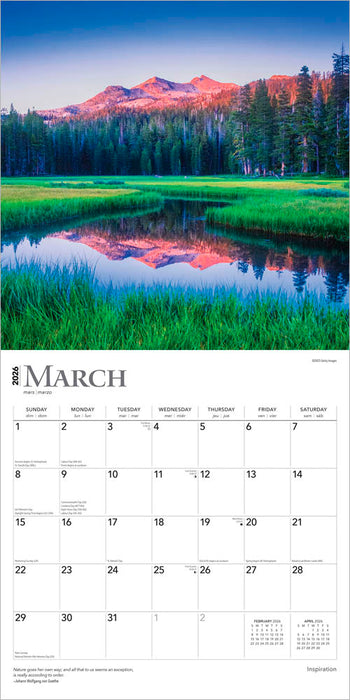 Inspiration 2026 Square Wall Calendar