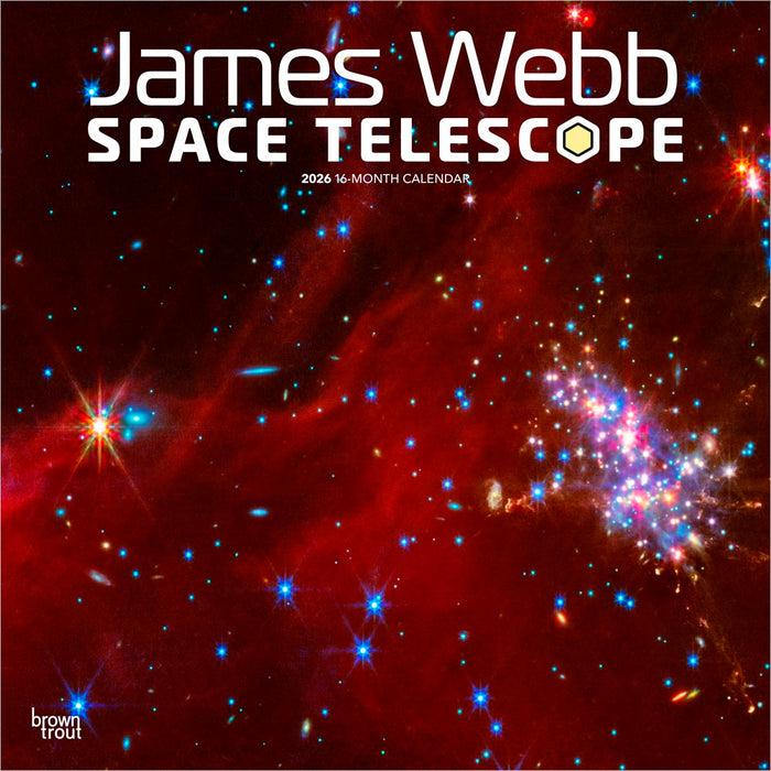 James Webb Space Telescope 2026 Square Wall Calendar