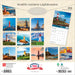 World's Greatest Lighthouses 2026 Square Wall Calendar