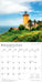 World's Greatest Lighthouses 2026 Square Wall Calendar