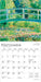 Monet Claude 2026 Mini Wall Calendar