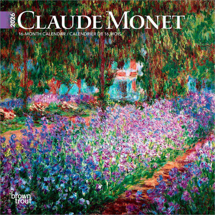 Monet Claude 2026 Mini Wall Calendar