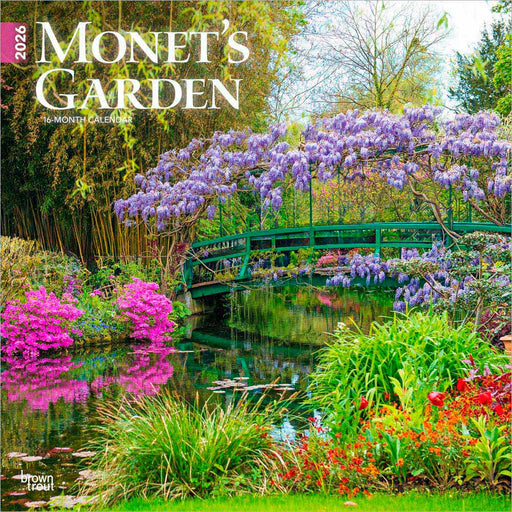 Monet's Garden 2026 Square Wall Calendar