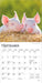 Piglets 2026 Mini Wall Calendar