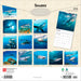 Sharks 2026 Square Wall Calendar