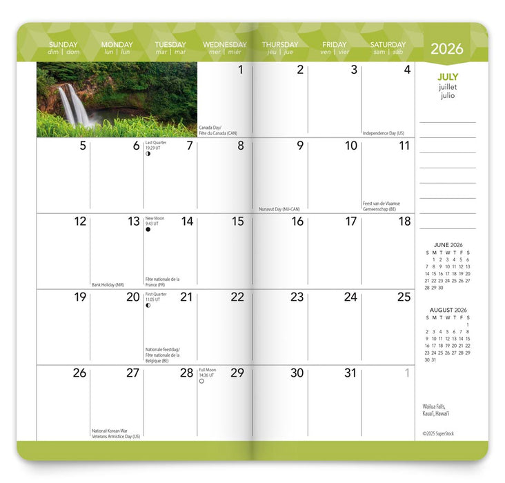 Tropical Islands 2026 Pocket Diary