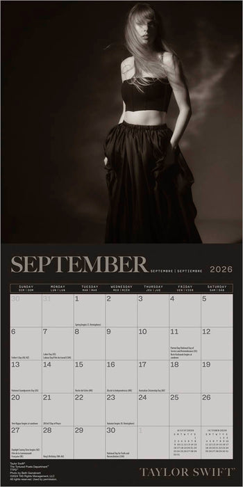 Taylor Swift 2026 Mini Wall Calendar