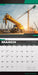 Heavy Equipment 2026 Square Wall Calendar