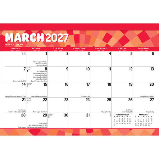Large Print 2027 Desk Pad