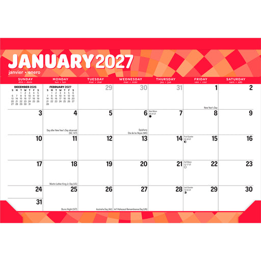 Large Print 2027 Desk Pad