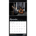 Electric Guitars 2027 Square Wall Calendar