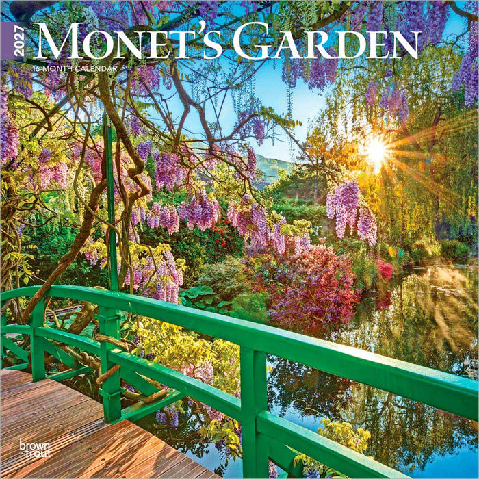 Monet s Garden 2027 Square Wall Calendar
