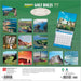 World's Toughest Golf Holes 2027 Square Wall Calendar