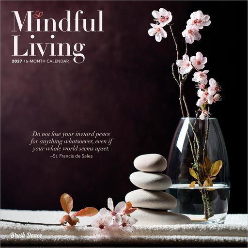 Mindful Living 2027 Square Wall Calendar