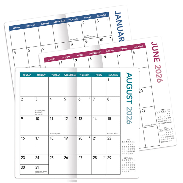 Playful Puppies 2026 Pocket Diary