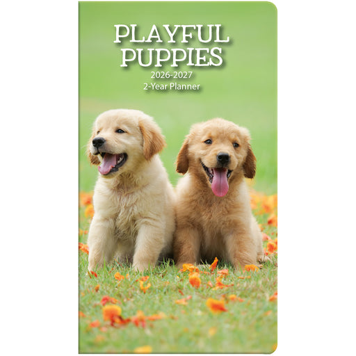 Playful Puppies 2026 Pocket Diary