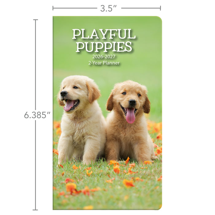 Playful Puppies 2026 Pocket Diary