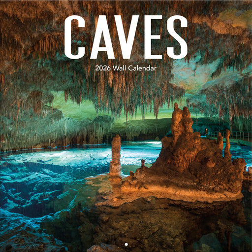 Caves 2026 Square Wall Calendar