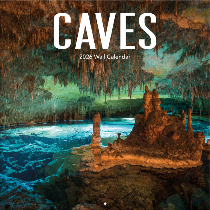 Caves 2026 Square Wall Calendar
