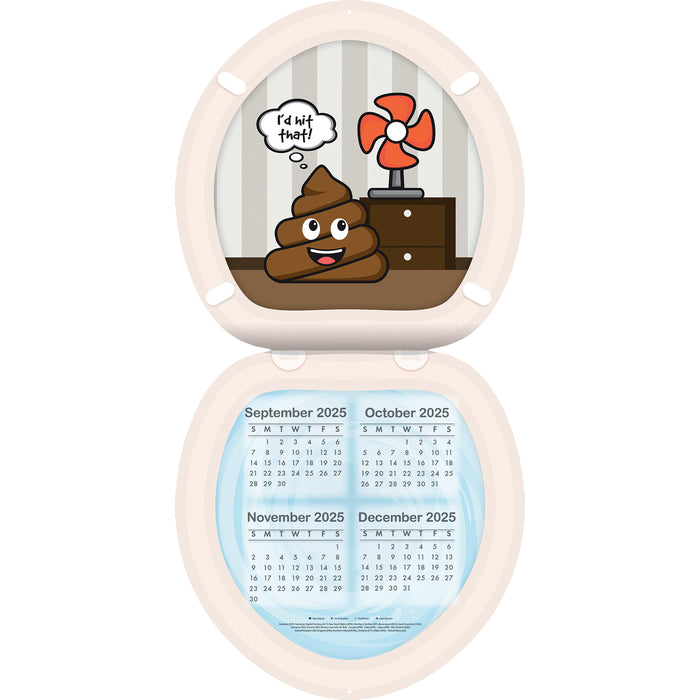 Poo Happens 2026 Wall Calendar