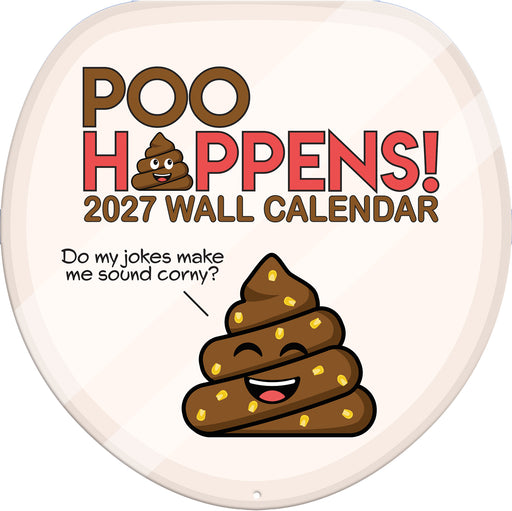 Poo Happens 2027 Wall Calendar