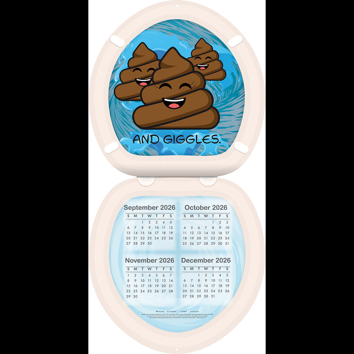 Poo Happens 2027 Wall Calendar