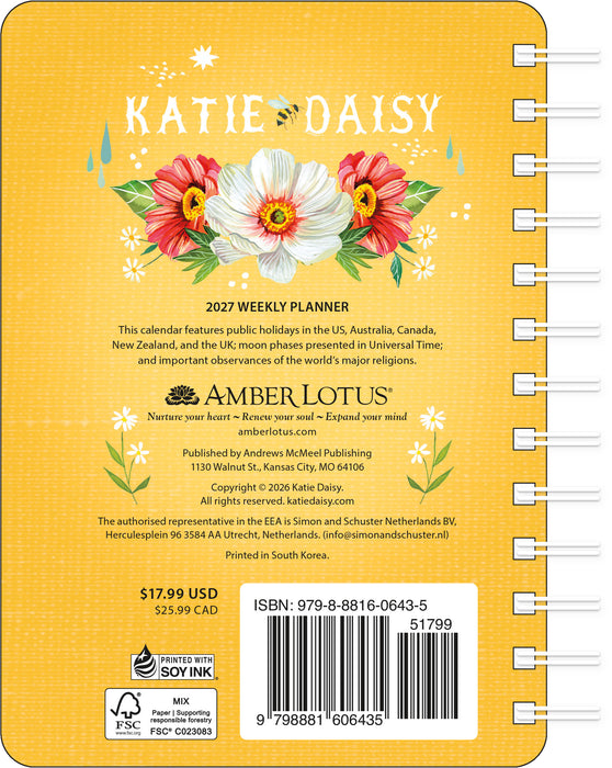 Katie Daisy 2027 Weekly Diary