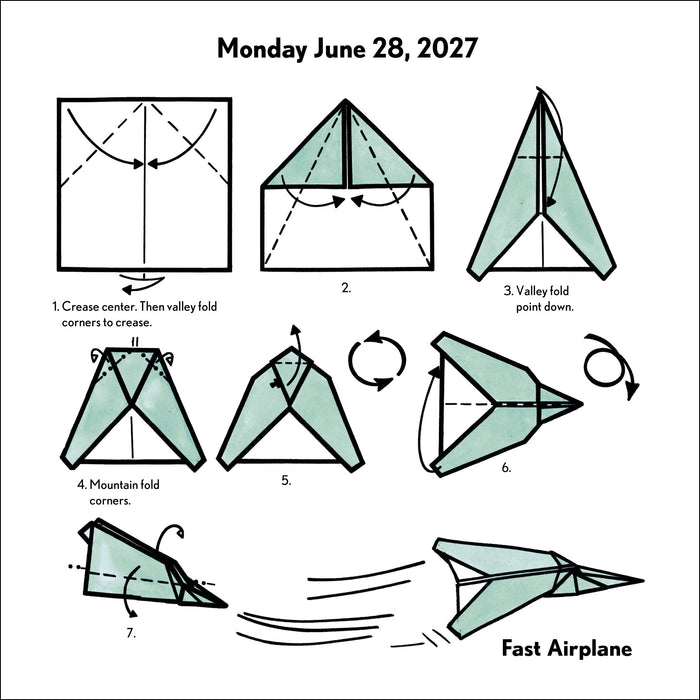 Easy Origami Fold-a-Day 2027 Page-A-Day Calendar