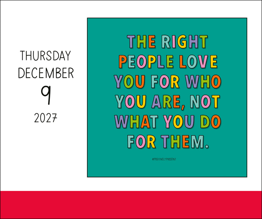 Positively Present 2027 Page-A-Day Calendar