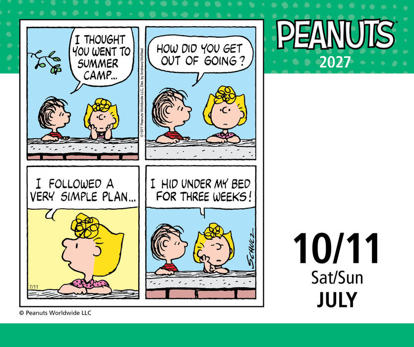 Peanuts 2027 Page-A-Day Calendar