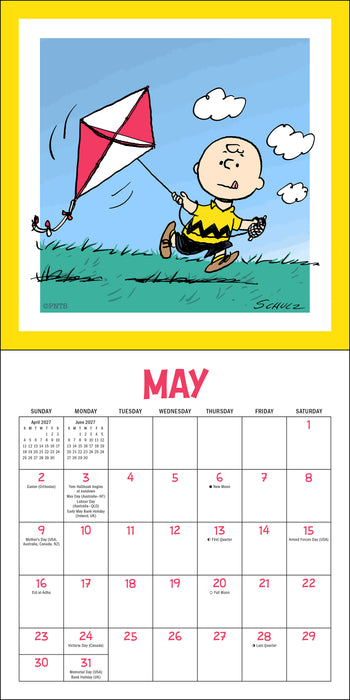 Peanuts Snoopygrams 2027 Mini Wall Calendar
