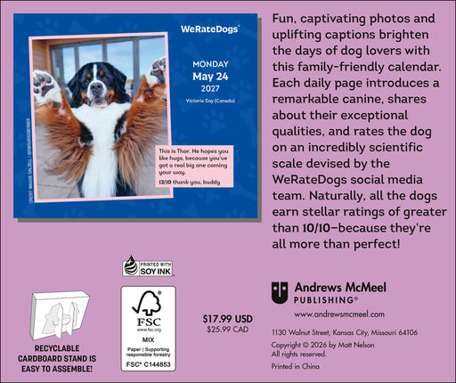 We Rate Dogs 2027 Page-A-Day Calendar