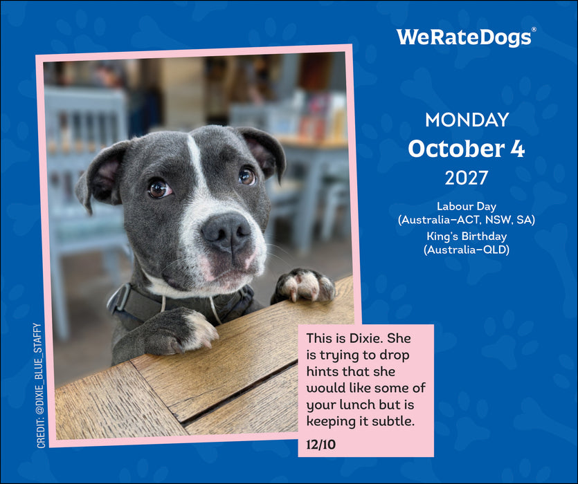 We Rate Dogs 2027 Page-A-Day Calendar