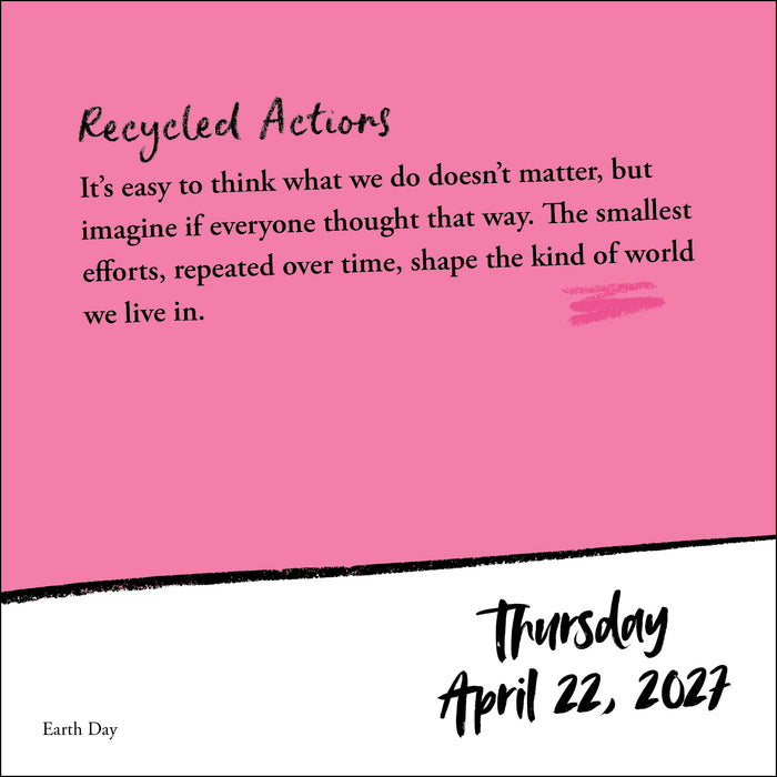 Sticky Notes Matt Eicheldinger 2027 Page-A-Day Calendar