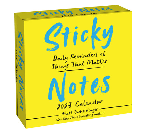 Sticky Notes Matt Eicheldinger 2027 Page-A-Day Calendar