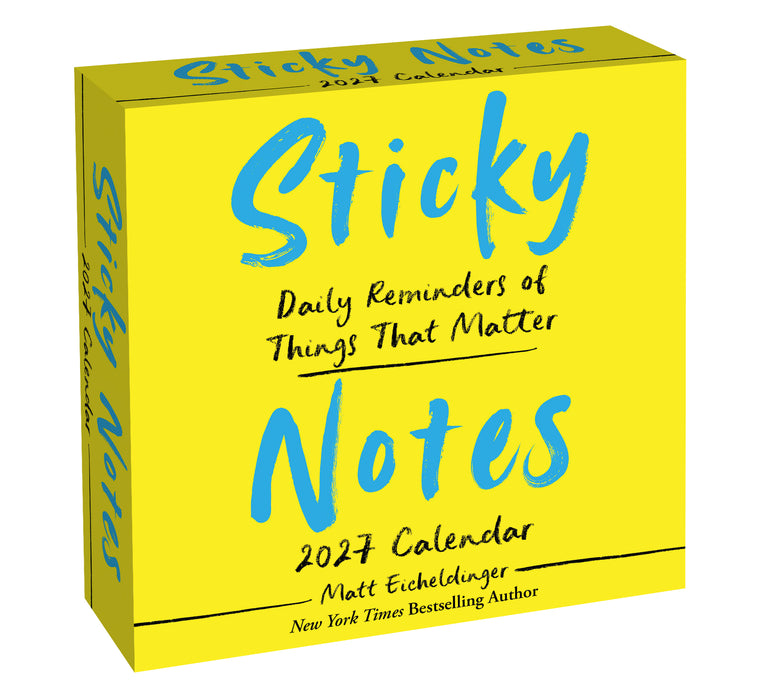 Sticky Notes Matt Eicheldinger 2027 Page-A-Day Calendar