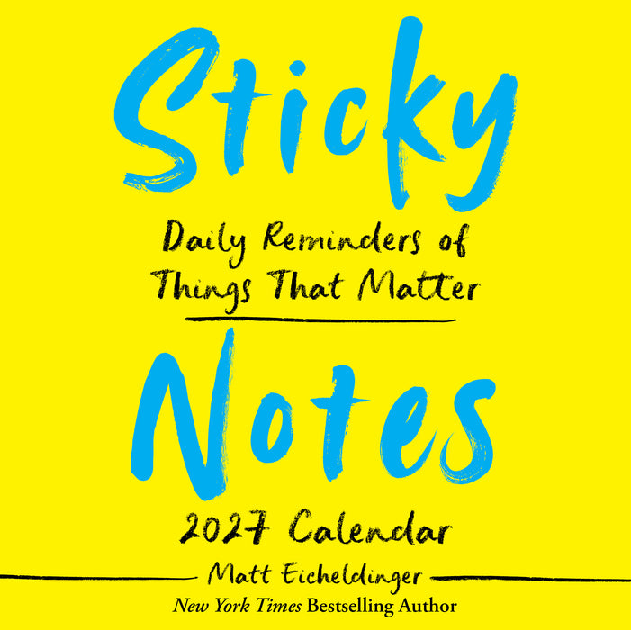 Sticky Notes Matt Eicheldinger 2027 Page-A-Day Calendar