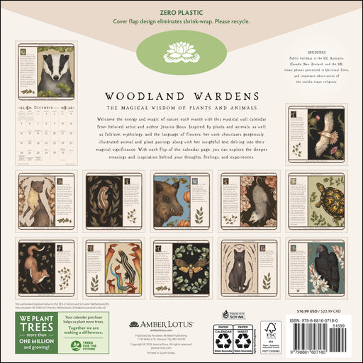 Woodland Wardens 2027 Square Wall Calendar