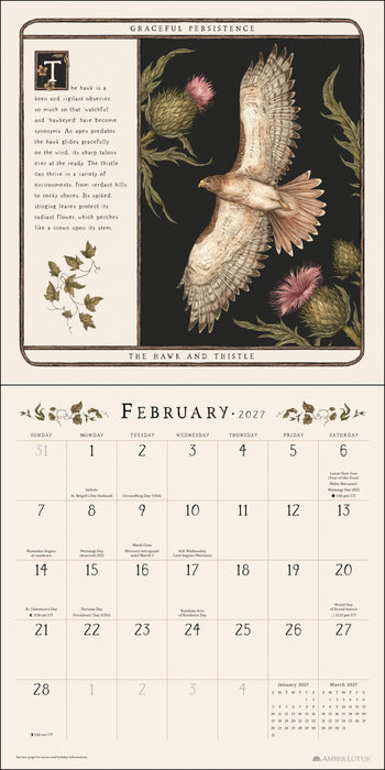 Woodland Wardens 2027 Square Wall Calendar