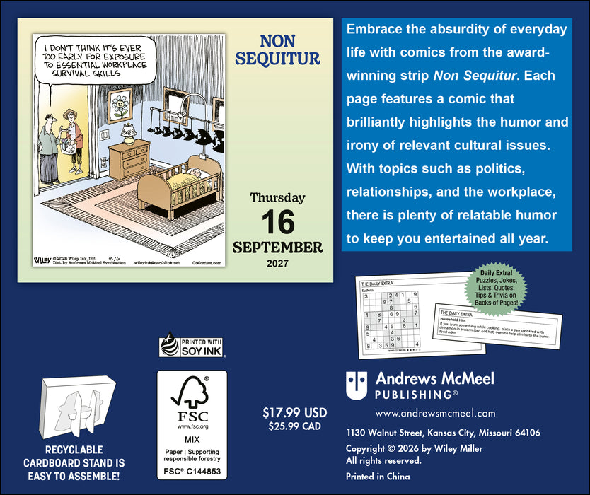 Non Sequitur 2027 Page-A-Day Calendar