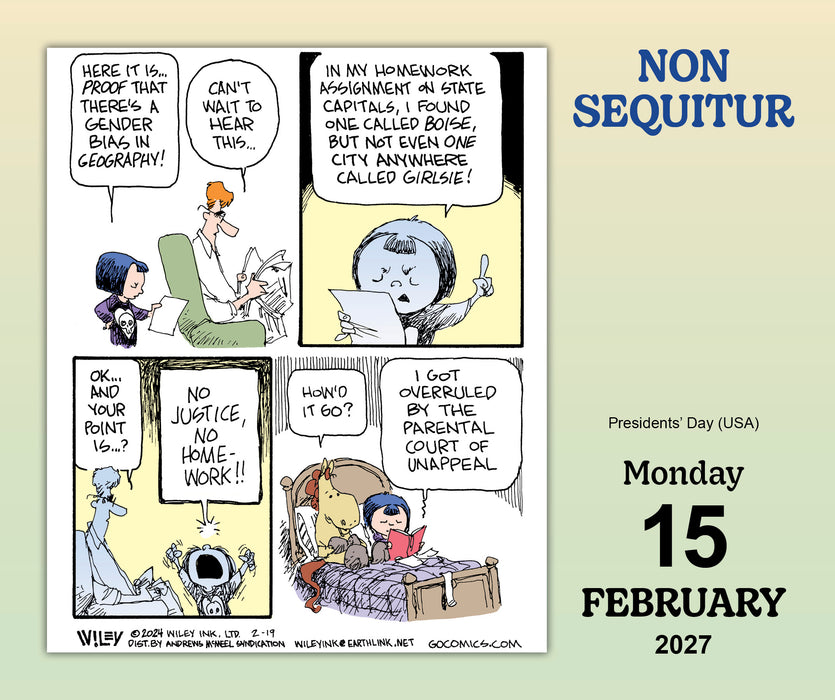 Non Sequitur 2027 Page-A-Day Calendar