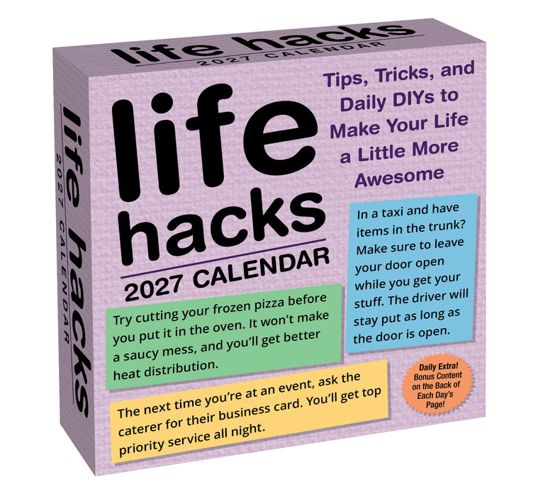 Life Hacks 2027 Page-A-Day Calendar