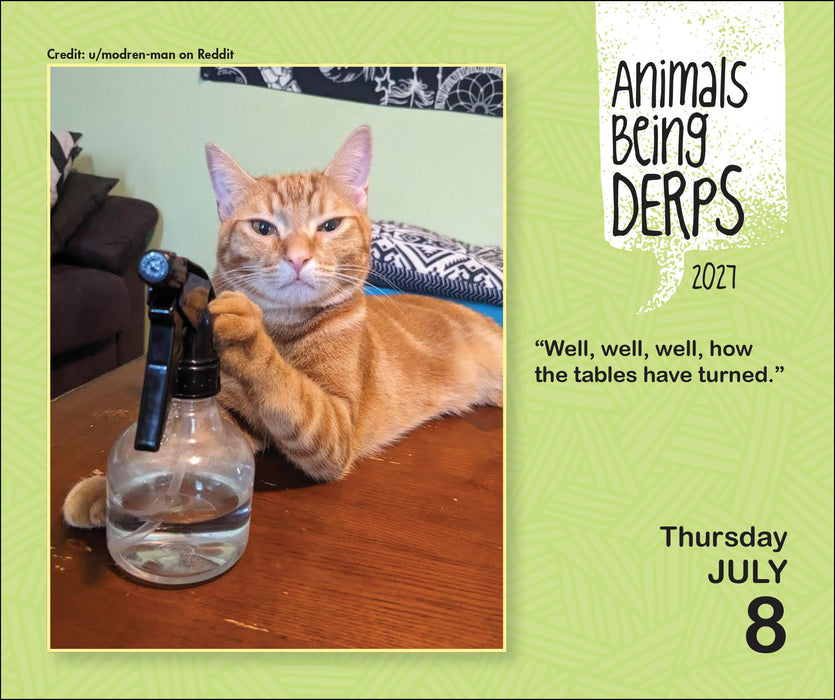 Animals Being Derps 2027 Page-A-Day Calendar