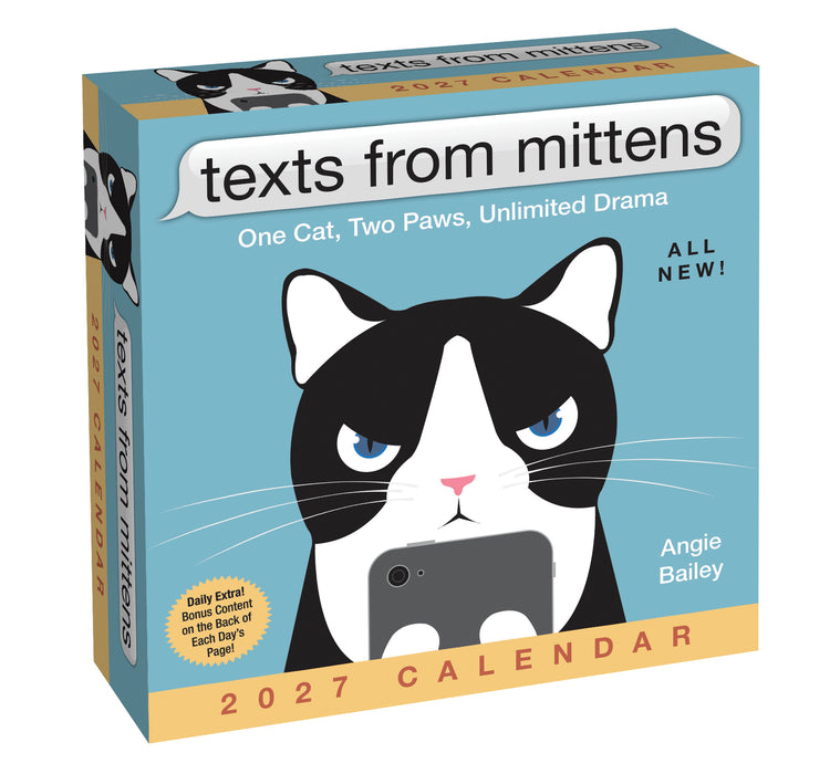 Texts from Mittens the Cat 2027 Page-A-Day Calendar