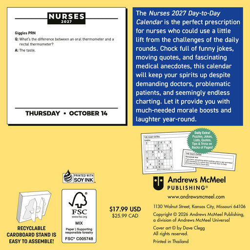 Nurses 2027 Page-A-Day Calendar