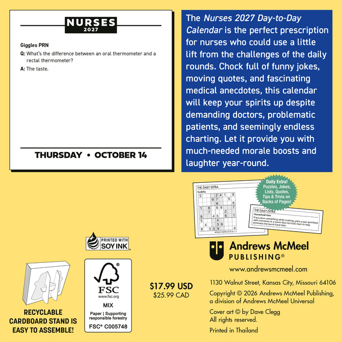Nurses 2027 Page-A-Day Calendar