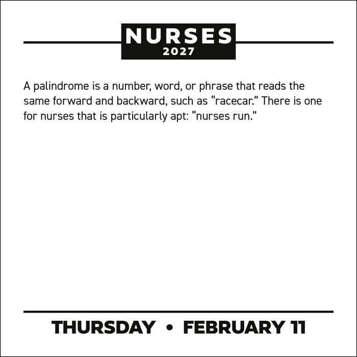 Nurses 2027 Page-A-Day Calendar