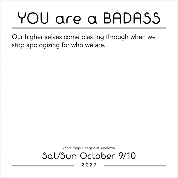 You Are a Badass 2027 Page-A-Day Calendar